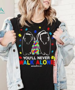 Design Bears You’ll Never Walk Alone Autism Shirt