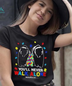Design Bears You’ll Never Walk Alone Autism Shirt
