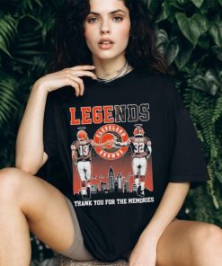 Design Browns Legends Frank Ryan Jim Brown Thank You For The Memories Shirt