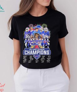 Design Buffalo bill afc east division champion team player signature 2024 shirt