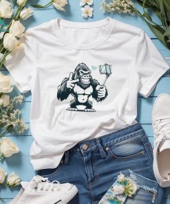 Design Copy Of Playful Gorilla Selfie Art Shirt