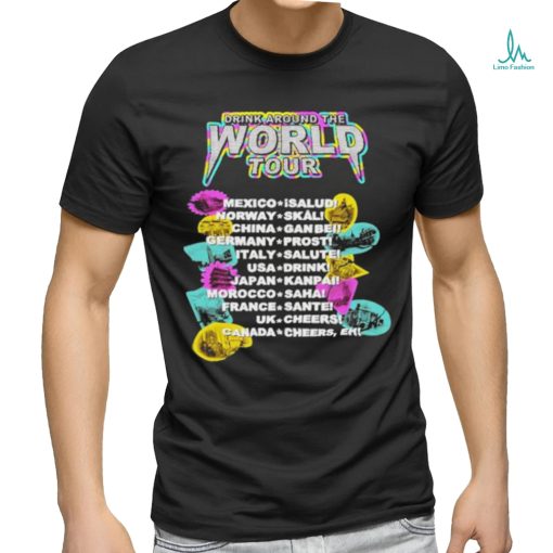 Design Drink Around The World Tour shirt