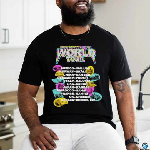 Design Drink Around The World Tour shirt