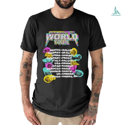 Design Drink Around The World Tour shirt
