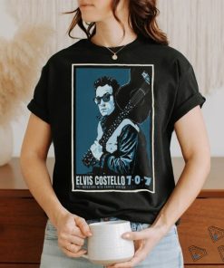 Design Elvis costello 7 0 7 tour 2024 poster shirt