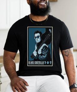 Design Elvis costello 7 0 7 tour 2024 poster shirt