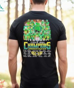 Design Fiesta Bowl Champions Oregon Ducks Team Name Player Signatures Shirt, hoodie, sweater, long sleeve and tank top Design Fiesta Bowl Champions Oregon Ducks Team Name Player Signatures Shirt