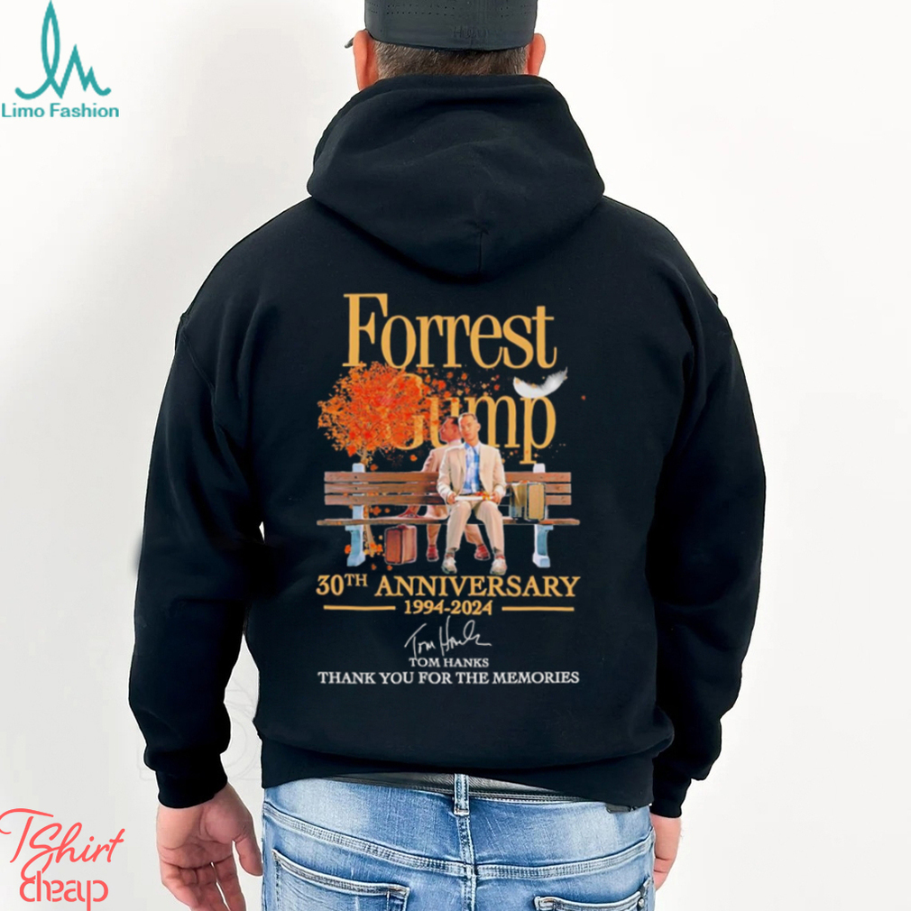 Design Forrest Gump 30th Anniversary 1994 2024 Tom Hanks Thank You For The Memories Signature Shirt Design Forrest Gump 30th Anniversary 1994 2024 Tom Hanks Thank You For The Memories Signature Shirt