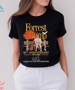 Design Forrest Gump 30th Anniversary 1994 2024 Tom Hanks Thank You For The Memories Signature Shirt