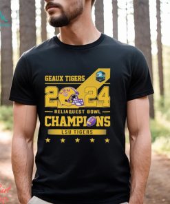 Design Geaux Tigers 2024 Reliaquest Bowl Champions T Shirt, hoodie, sweater, long sleeve and tank top Design Geaux Tigers 2024 Reliaquest Bowl Champions T Shirt