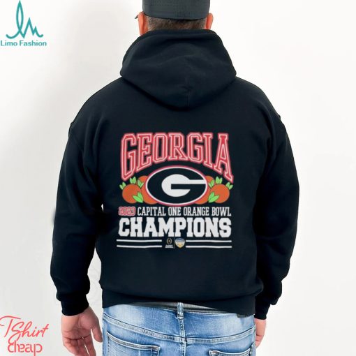 Design Georgia Bulldogs 2023 Capital One Orange Bowl Champion Shirt