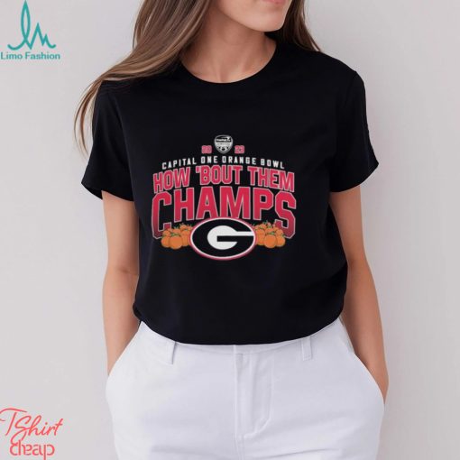 Design Georgia Bulldogs 2023 Orange Bowl Champions Mindset Logo Shirt