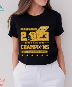 Design Go Mountaineers 2023 Duke’s Mayo Bowl Champions T Shirt