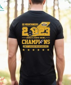 Design Go Mountaineers 2023 Duke’s Mayo Bowl Champions T Shirt
