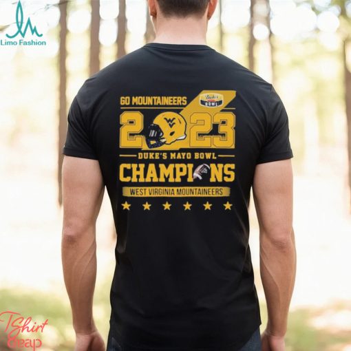 Design Go Mountaineers 2023 Duke’s Mayo Bowl Champions T Shirt