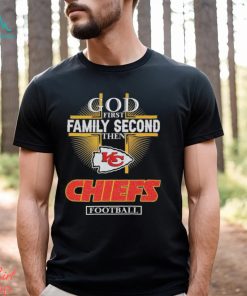 Design God First Family Second Then Kansas City Chiefs Football Logo Shirt, hoodie, sweater, long sleeve and tank top Design God First Family Second Then Kansas City Chiefs Football Logo Shirt