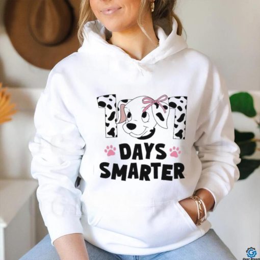 Design Happy 100th Day Of School Teacher 100 Days Smarter Rainbow T shirt
