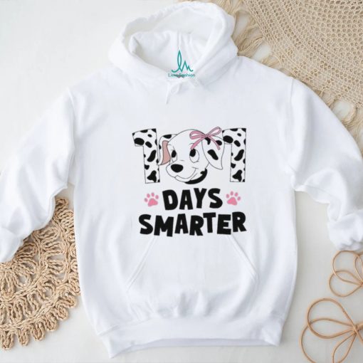 Design Happy 100th Day Of School Teacher 100 Days Smarter Rainbow T shirt