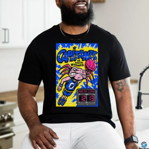 Design Jan 12 & 13 2024 Capitanes vs Oshkosh Wisconsin Arena Ciudad De Mexico Limited Poster shirt