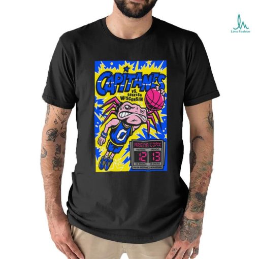 Design Jan 12 & 13 2024 Capitanes vs Oshkosh Wisconsin Arena Ciudad De Mexico Limited Poster shirt