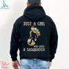 Design Just A Girl Who Loves A Sasquatch Shirt
