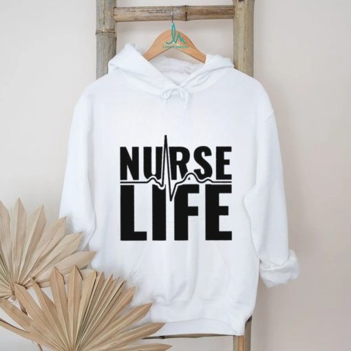 Design Nurse Life Ekg Heartbeat T shirt