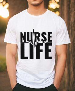 Design Nurse Life Ekg Heartbeat T shirt