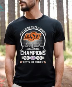 Design Oklahoma State Cowboys Taxact Texas Bowl 2023 Champpions T Shirt