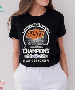 Design Oklahoma State Cowboys Taxact Texas Bowl 2023 Champpions T Shirt