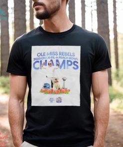 Design Ole Miss Rebels 2023 Chick Fil A Peach Bowl Champions New Year’s Six Shirt