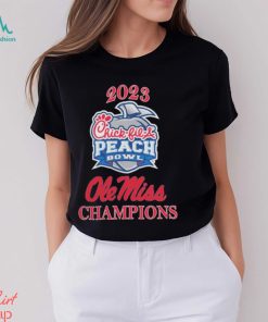 Design Ole Miss Rebels Champions 2023 Chick Fil A Peach Bowl Shirt