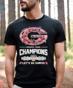 Design Orange Bowl Champions 2023 Let’s Go Dawgs Sports T Shirt