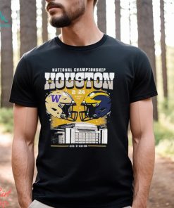 Design Playoff 2024 National Championship Game Head to Head Stadium Shirt