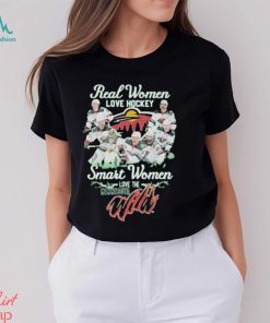 Design Real Women Love Hockey Smart Women Love The Minnesota Wild Shirt