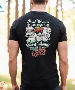 Design Real Women Love Hockey Smart Women Love The Minnesota Wild Shirt