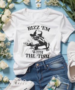 Design Rizz ‘Em With The ‘Tism Cowboy Frog Shirt