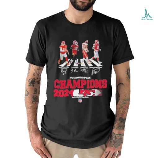 Design congratulations Kansas city Chiefs is champions of AFC championship game season 2023 2024 shirt