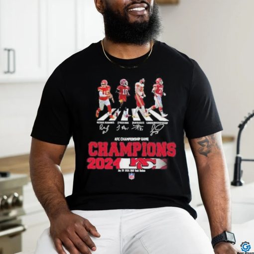 Design congratulations Kansas city Chiefs is champions of AFC championship game season 2023 2024 shirt