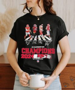 Design congratulations Kansas city Chiefs is champions of AFC championship game season 2023 2024 shirt