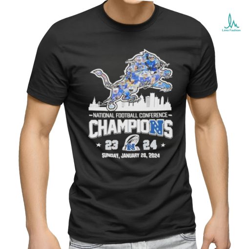 Design detroit Lions NFC Champions 2023 2024 T Shirt