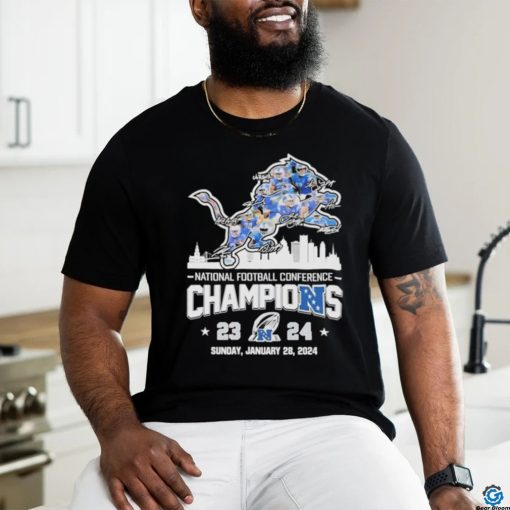 Design detroit Lions NFC Champions 2023 2024 T Shirt