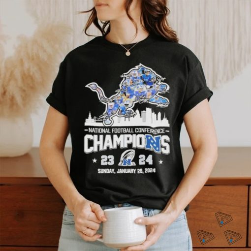 Design detroit Lions NFC Champions 2023 2024 T Shirt
