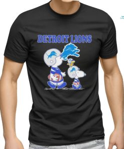 Design detroit lions Charlie brown and Snoopy shirt