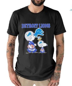 Design detroit lions Charlie brown and Snoopy shirt
