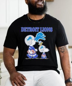 Design detroit lions Charlie brown and Snoopy shirt