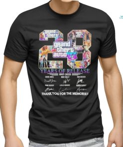 Design grand Theft Auto 23 Years Of Release T Shirt
