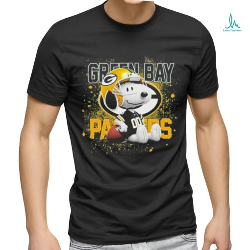 Design green Bay Packers Mix Snoopy T Shirt
