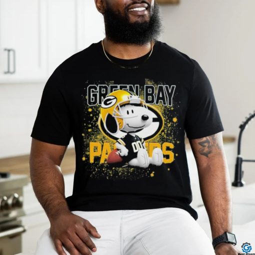 Design green Bay Packers Mix Snoopy T Shirt