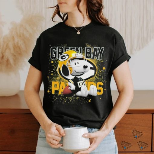 Design green Bay Packers Mix Snoopy T Shirt