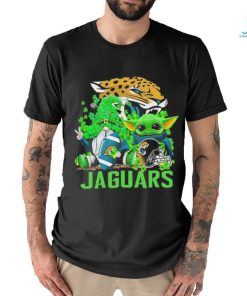 Design jacksonville Jaguars Baby Yoda Happy St.Patrick’s Day Shamrock T Shirt